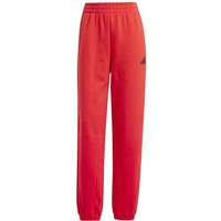 ADIDAS Damen Hose Future Icons Small Logo, Größe S in Rot