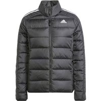ADIDAS Damen Jacke Essentials 3-Streifen Light, Größe L in Grau