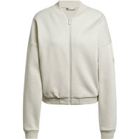ADIDAS Damen Jacke Essentials Contemporary Logo, Größe L in Grau