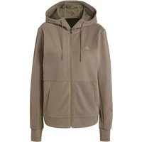 ADIDAS Damen Kapuzensweat Training, Größe XS in Braun