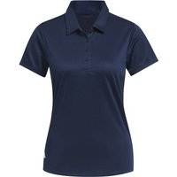 ADIDAS Damen Polo Solid Performance Short Sleeve, Größe S in Blau