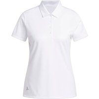 ADIDAS Damen Polo Solid Performance Short Sleeve, Größe XS in Weiß
