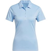 ADIDAS Damen Polo Solid Performance Short Sleeve, Größe M in Blau