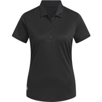 ADIDAS Damen Polo Solid Performance Short Sleeve, Größe M in Schwarz