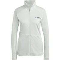 ADIDAS Damen Pullover W MT Full Z Fle, Größe M in Grau