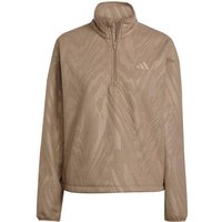 ADIDAS Damen Rolli AOP Polarfleece Pullover, Größe M in Braun