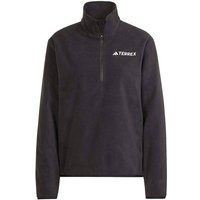 ADIDAS Damen Rolli Multi Essentials 1/2 Zip Fleeceoberteil, Größe XS in Schwarz