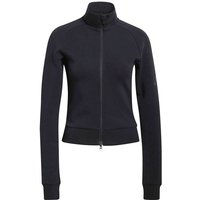 ADIDAS Damen Rolli Soft Lux Trainingsjacke, schmal geschnitten, Größe XL in Schwarz