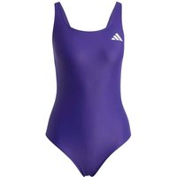 ADIDAS Damen Schwimmanzug mit V-förmigem Rückendesign, Größe 40 in Lila