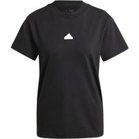 ADIDAS Damen Shirt Embroidered, Größe L in Schwarz