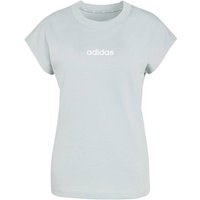 ADIDAS Damen Shirt Essentials Linear, Größe XL in Grau