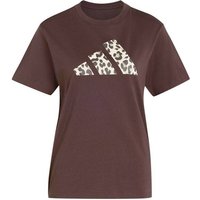 ADIDAS Damen Shirt GRAPHIC, Größe L in Braun