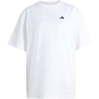 ADIDAS Damen Shirt Power Essentials Workout Oversize, Größe XS in Weiß