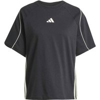 ADIDAS Damen Shirt Stadium 3-Stripes, Größe M in Grau