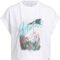 ADIDAS Damen Shirt SUMMER ROMANCE GRAPHIC, Größe XXS in Weiß
