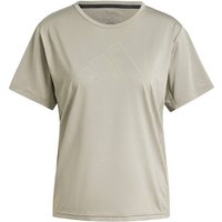 ADIDAS Damen Shirt Training Big Logo, Größe M in Grau