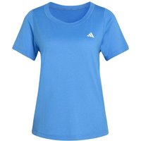ADIDAS Damen Shirt Workout Essentials, Größe XL in Blau