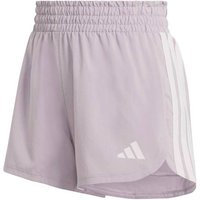 ADIDAS Damen Shorts PACER HIGH W, Größe S in Silber