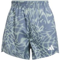 ADIDAS Damen Shorts Train Essentials Allover Print Workout, Größe L in Grün