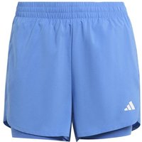 ADIDAS Damen Shorts Workout Essentials-2-in-1, Größe L in Blau