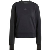 ADIDAS Damen Sweatshirt D4T KNIT CREW, Größe L in Schwarz