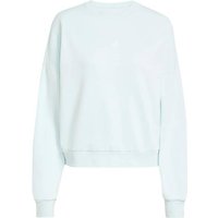 ADIDAS Damen Sweatshirt Essentials Small Logo Feelcomfy, Größe S in Grün