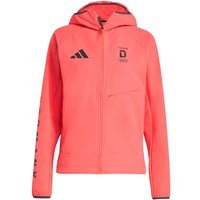 ADIDAS Damen Sweatshirt GER SftSH JKTW, Größe M in Rot