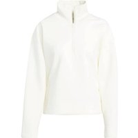 ADIDAS Damen Sweatshirt Soft Lux Quarter-Zip, Größe XXL in Weiß