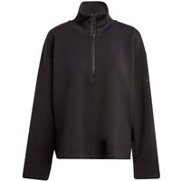 ADIDAS Damen Sweatshirt Soft Lux Quarter-Zip, Größe XS in Schwarz