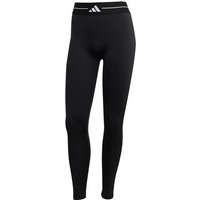 ADIDAS Damen Tight Hyperglam 3-Stripes Full Length, Größe S in Schwarz
