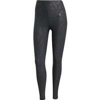 ADIDAS Damen Tight Optime AOP Full-Length, Größe XS in Schwarz