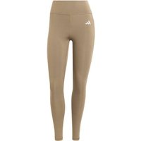 ADIDAS Damen Tight Optimé Essentials Stash Pocket, Größe S in Braun