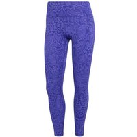 ADIDAS Damen Tight Optime PrimeLift , Schlangenprint, Größe S in Lila