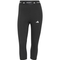 ADIDAS Damen Tight TECHFIT Capri, Größe S in Schwarz