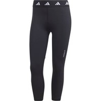 ADIDAS Damen Tight Techfit Capri, Größe XS in Schwarz