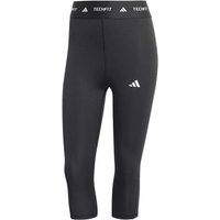 ADIDAS Damen Tight TECHFIT Capri, Größe XXL in Schwarz