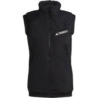 ADIDAS Damen Weste W TRK STR PRI V, Größe M in Schwarz