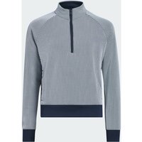ADIDAS GIRLS TEXTURED QUARTER ZIP Top, Größe 140 in Blau