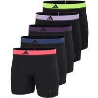 ADIDAS adidas Herren Boxershorts, 5er Pack - Trunks, Active Micro Flex, Logo, einfarbig, Größe XL in Schwarz