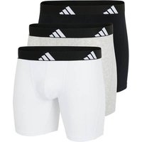 ADIDAS adidas Herren Boxershorts, 3er Pack - Boxer Briefs, Active Flex Cotton, Logo, Größe XL in Schwarz