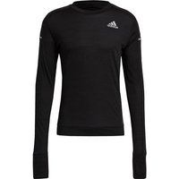 ADIDAS Herren Cooler Longsleeve, Größe S in Schwarz