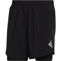 ADIDAS Herren D4R 2IN1 SHORT, Größe XXL in Schwarz