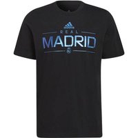 ADIDAS Herren Fanshirt REAL GR TEE, Größe XXL in Schwarz
