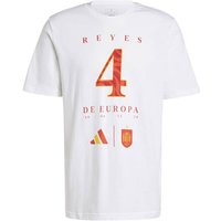 ADIDAS Herren Fanshirt Spanien Winners, Größe L in Weiß