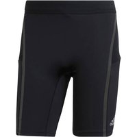 ADIDAS Herren FAST 1/2 TIGHT, Größe S in Schwarz