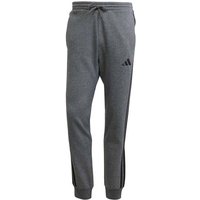 ADIDAS Herren Hose Essentials 3-Streifen, Größe XL/S in Grau