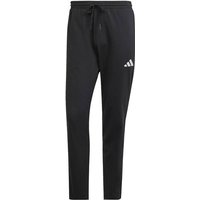 ADIDAS Herren Hose Essentials Small Logo Single Jersey, Größe XXL in Schwarz