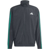 ADIDAS Herren Jacke ESSENTIALS TRACK TOP, 3-STREIFEN, Größe M in Grau