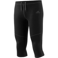 ADIDAS Herren Lauftights / Trainingstights Response 3/4, Größe S in Grau