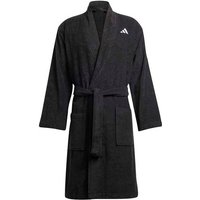 ADIDAS Herren Mantel Bademantel, Größe XS in Schwarz